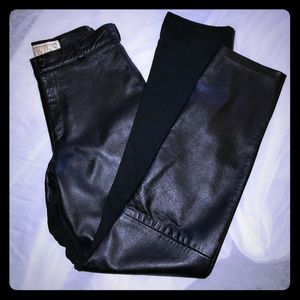 Leather / Polyester Pants